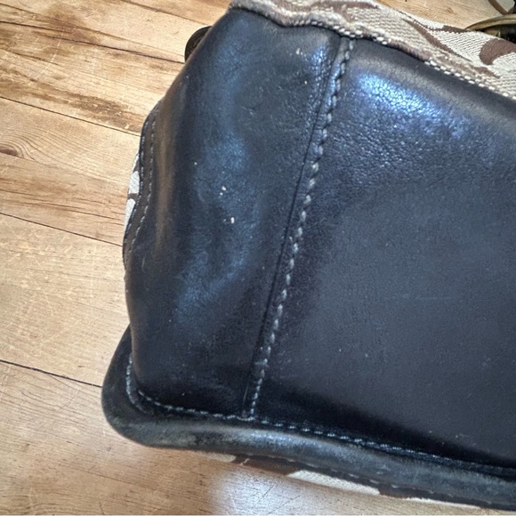 Coach Bleeker Signature Canvas and Leather Shoulder Bag 11434 - Picture 8 of 14